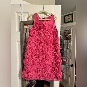 Super Cute Pick Rose Dress, Gap Kids, Size M(8)